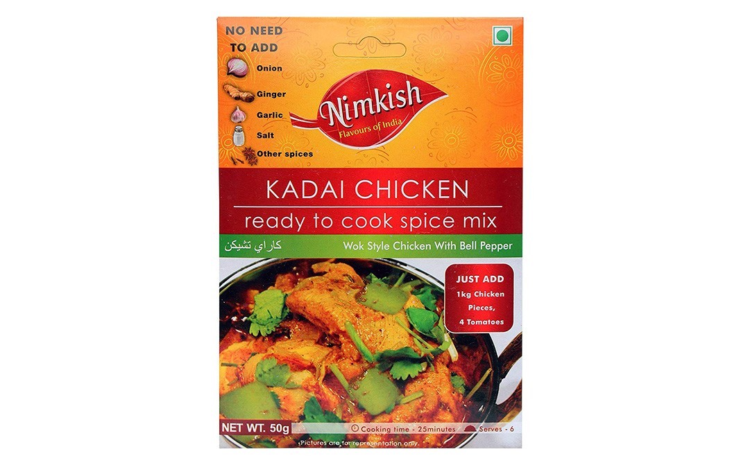 Nimkish Kadai Chicken Masala    Box  50 grams